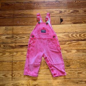 OshKosh B'gosh Bright Red Kids Overalls